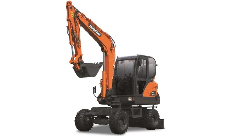 Колесный экскаватор DOOSAN DX55W в аренду с оператором