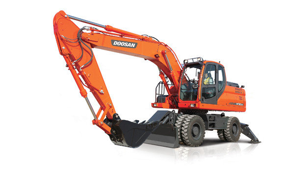 Колесный экскаватор DOOSAN S180W-V в аренду с оператором