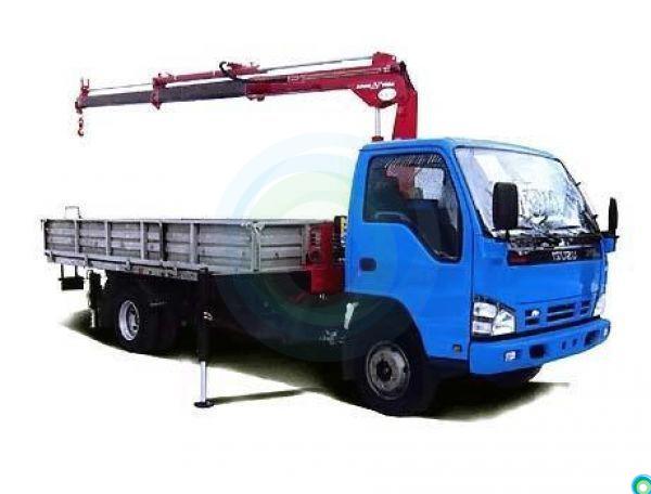 Манипулятор ISUZU 3т с бортом 5т (6м) в аренду с оператором