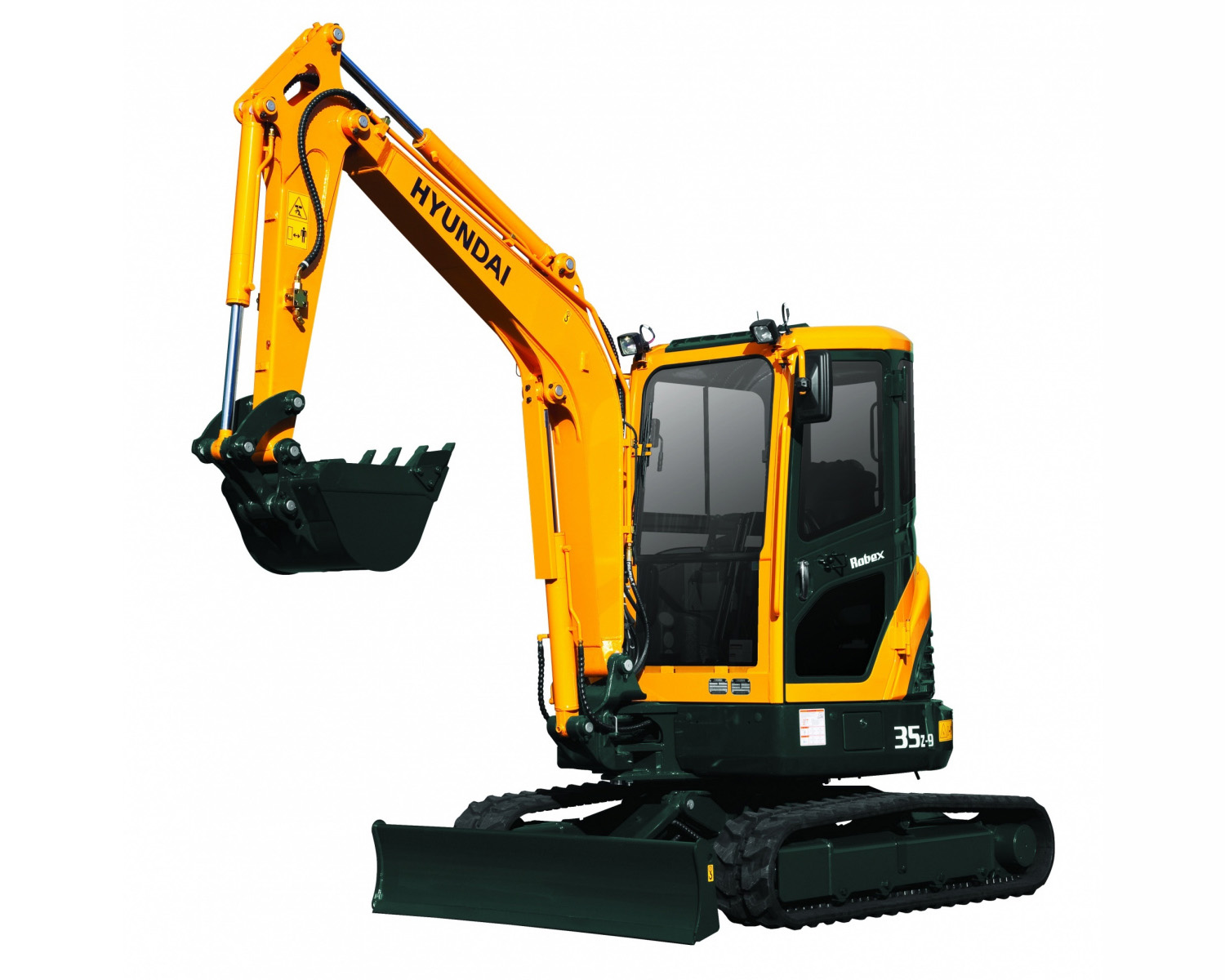 Мини-экскаватор Hyundai R35Z-78 в аренду с оператором