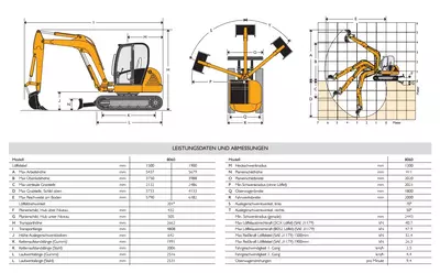 Мини-экскаватор JCB 8060 в аренду с оператором
