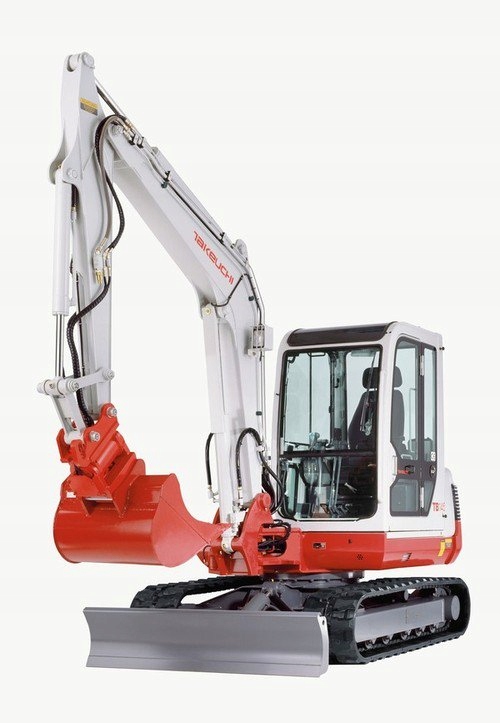 Мини-экскаватор Takeuchi TB 125 в аренду с оператором