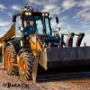 Погрузчик CASE 580T в аренду с оператором