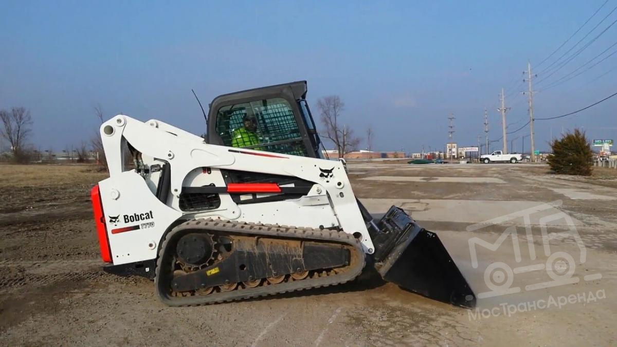Мини-погрузчик Bobcat Т770 в аренду с оператором