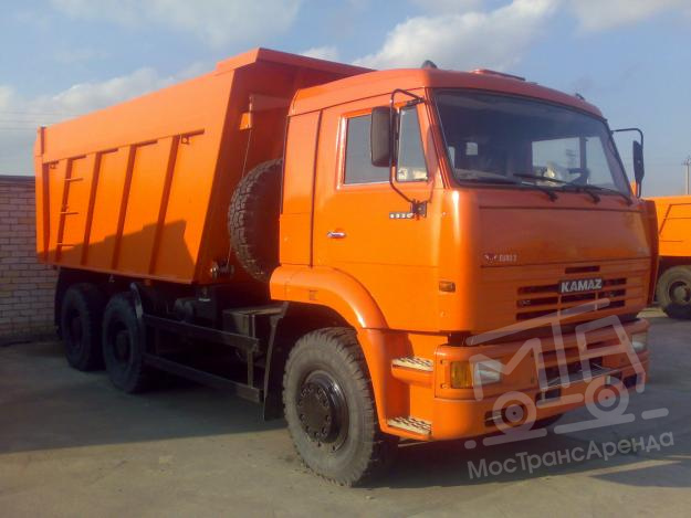 Самосвал КАМАЗ 6520 в аренду с оператором