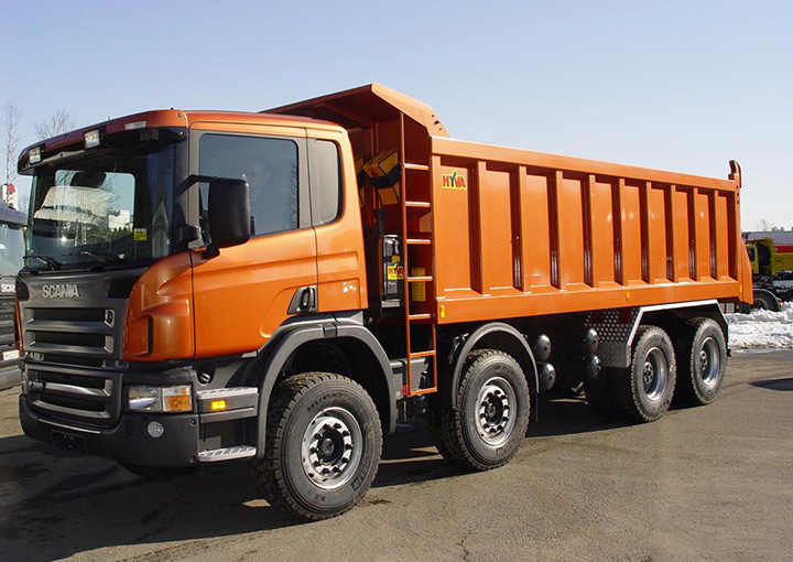 Самосвал Scania P 380CB 8X4 EHZ в аренду с оператором