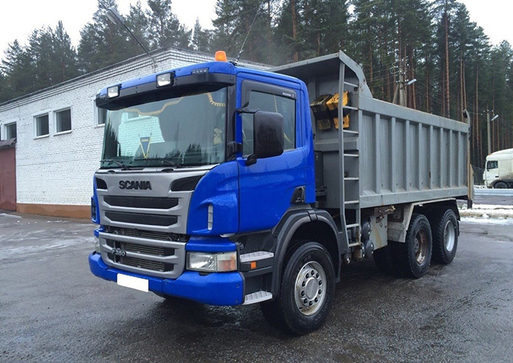 Самосвал Scania P380СВ 6х4 EHZ в аренду с оператором