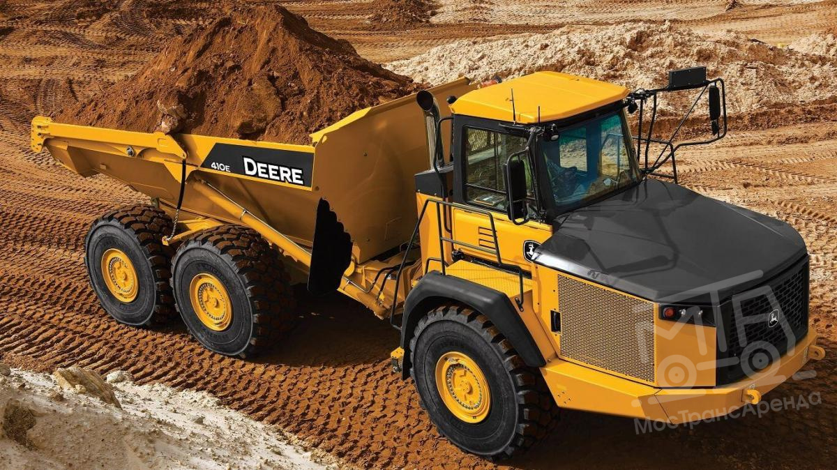 Сочлененного самосвала John Deere 410E в аренду с оператором