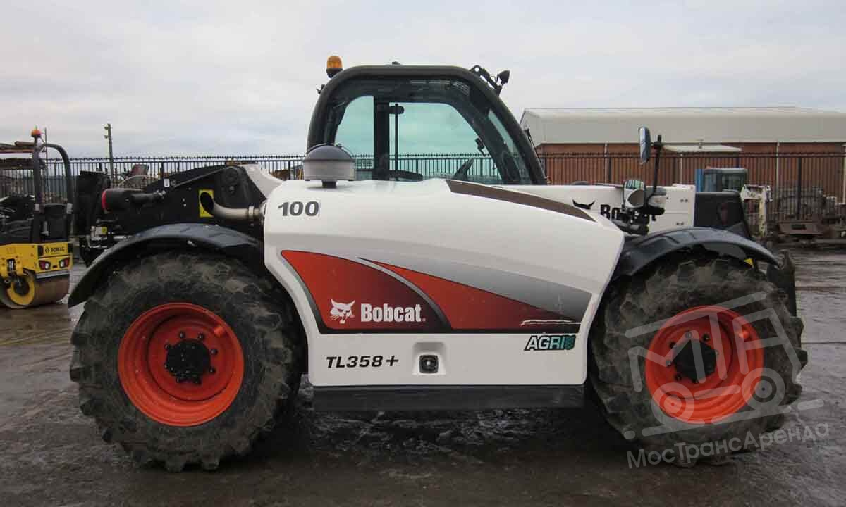Телескопического погрузчика Bobcat TL358 в аренду с оператором