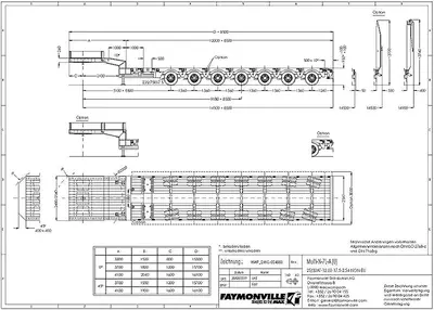 Трал 99 тонн Faymonville Multi-N-7L в аренду с оператором