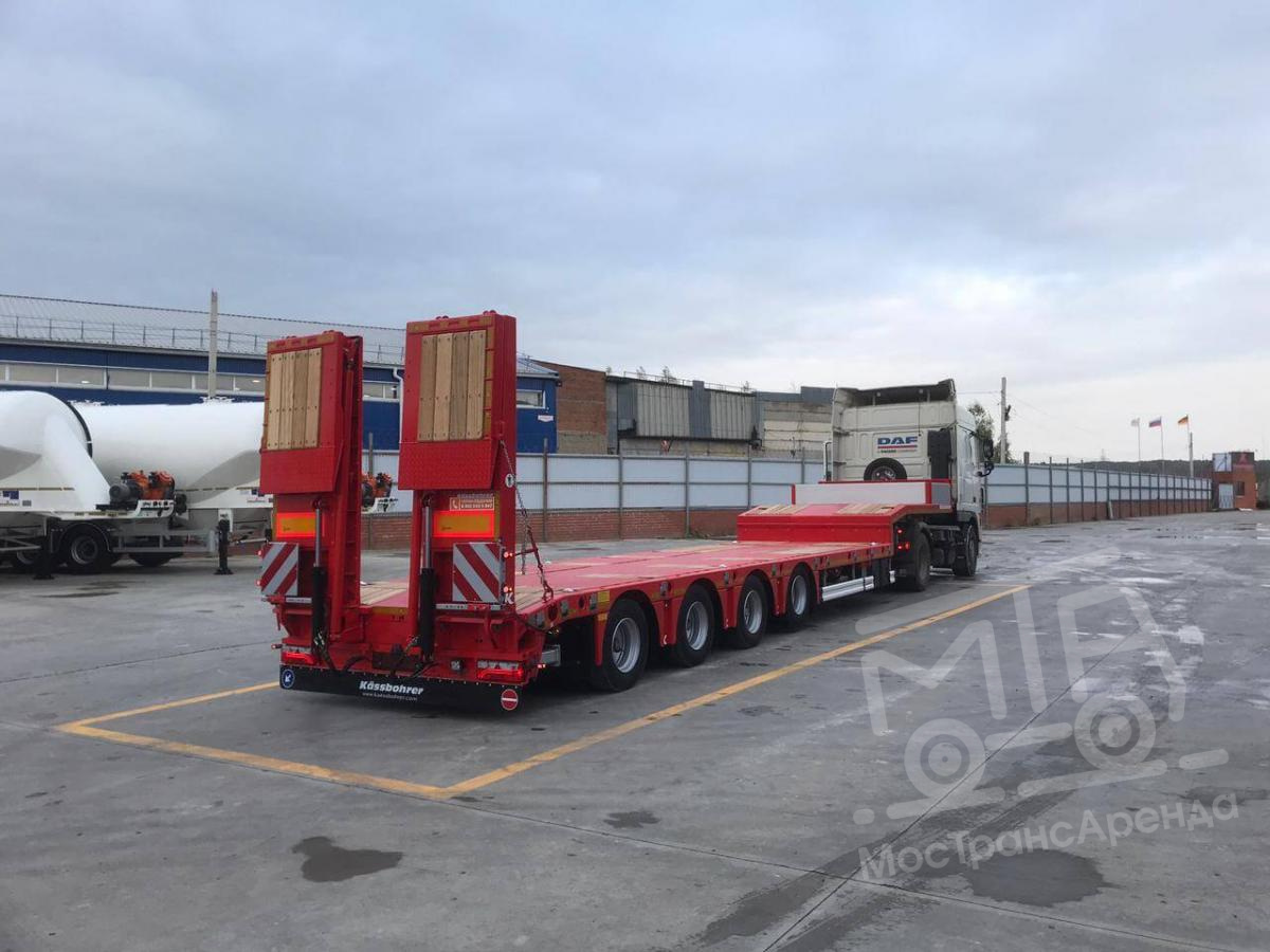 Трал Kassbohrer LB4E - 45 тонн в аренду с оператором