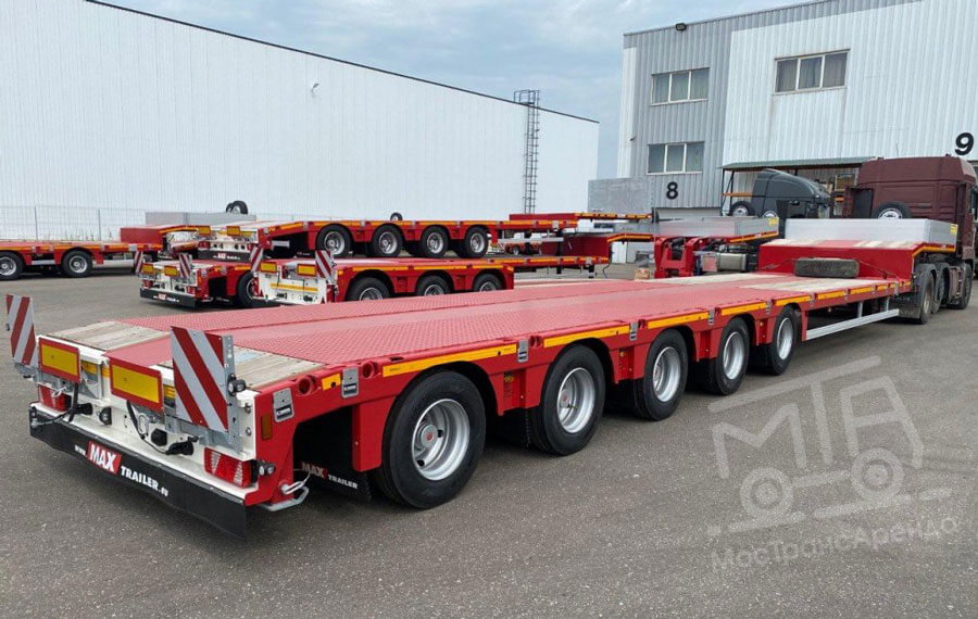 Трал Max trailer f s44 1a1y 50 tonn в аренду с оператором