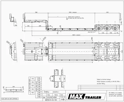 Трал MAXTRAILER MAX500 n 3A 7 80 в аренду с оператором
