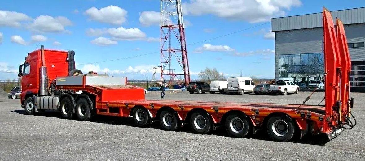 Низкорамный трал 25т FAYMONVILLE ZB-2 в аренду с оператором