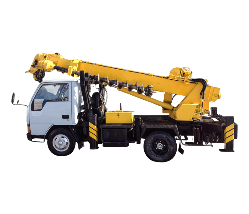 Ямобур ISUZU Elf в аренду с оператором