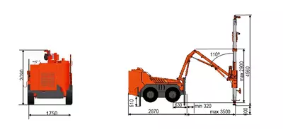 Ямобур SANDVIK DC120 в аренду с оператором